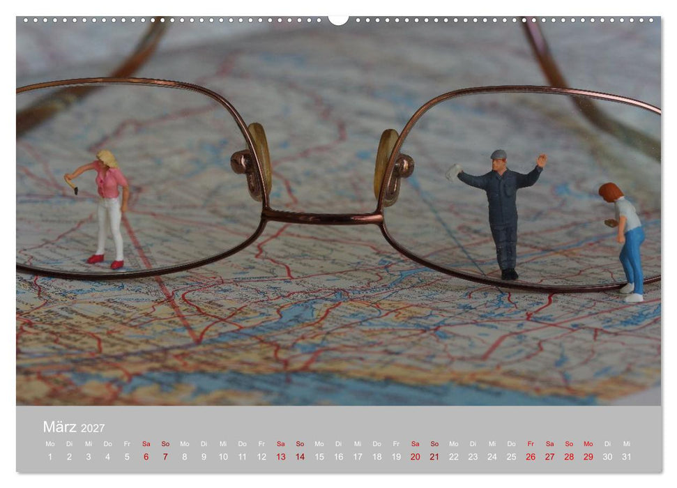 Das zweite Leben von Miniatur-Figuren (CALVENDO Wandkalender 2027)