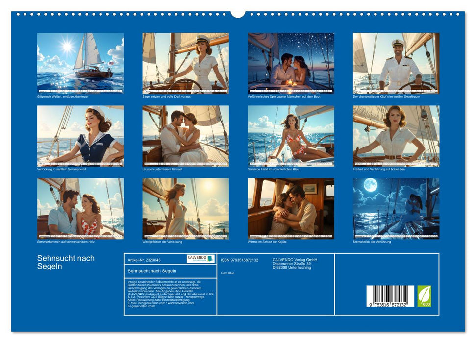 Sehnsucht nach Segeln (CALVENDO Premium Wandkalender 2027)