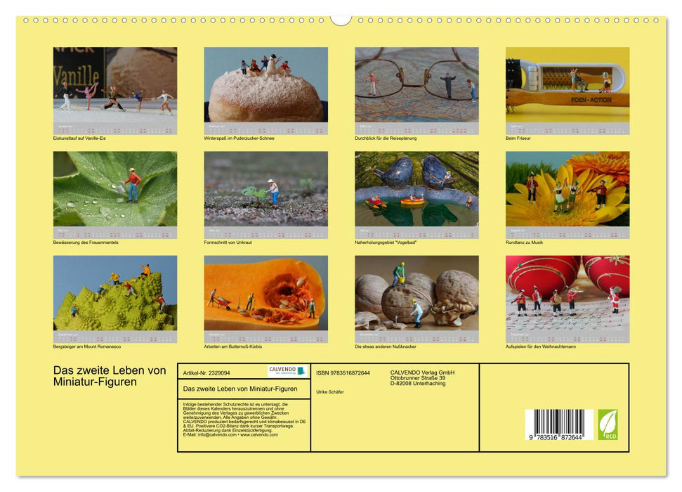 Das zweite Leben von Miniatur-Figuren (CALVENDO Premium Wandkalender 2027)