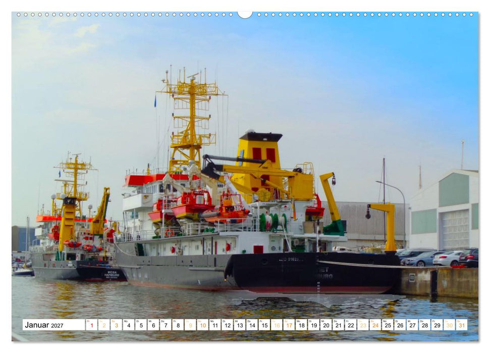 Stahl, Kraft und Eleganz auf hoher See (CALVENDO Wandkalender 2027)