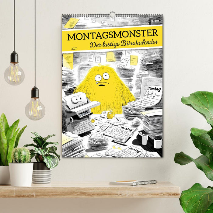 Montagsmonster - der lustige Bürokalender (CALVENDO Wandkalender 2027)