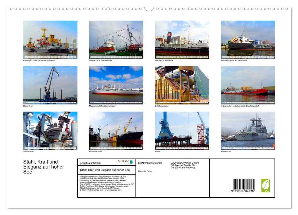 Stahl, Kraft und Eleganz auf hoher See (CALVENDO Premium Wandkalender 2027)