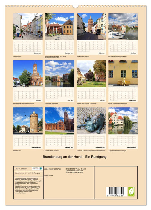 Brandenburg an der Havel - Ein Rundgang (CALVENDO Premium Wandkalender 2027)