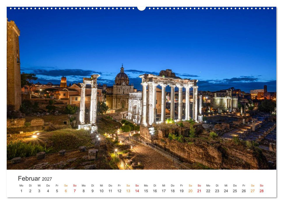 Rom – Geschichte, Glanz und Gassen (CALVENDO Wandkalender 2027)
