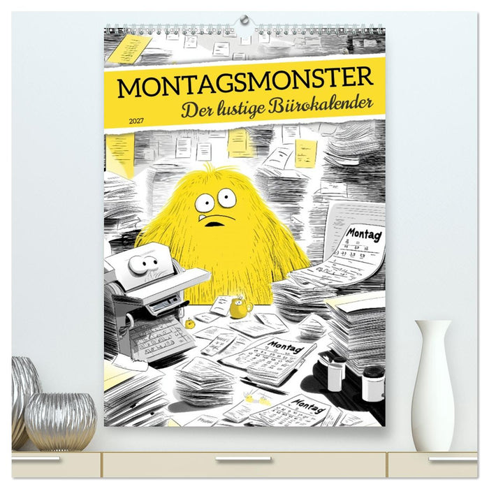 Montagsmonster - der lustige Bürokalender (CALVENDO Premium Wandkalender 2027)