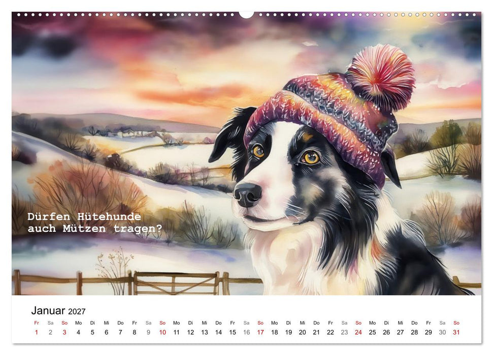 Lustige und paradoxe Fragen (CALVENDO Premium Wandkalender 2027)