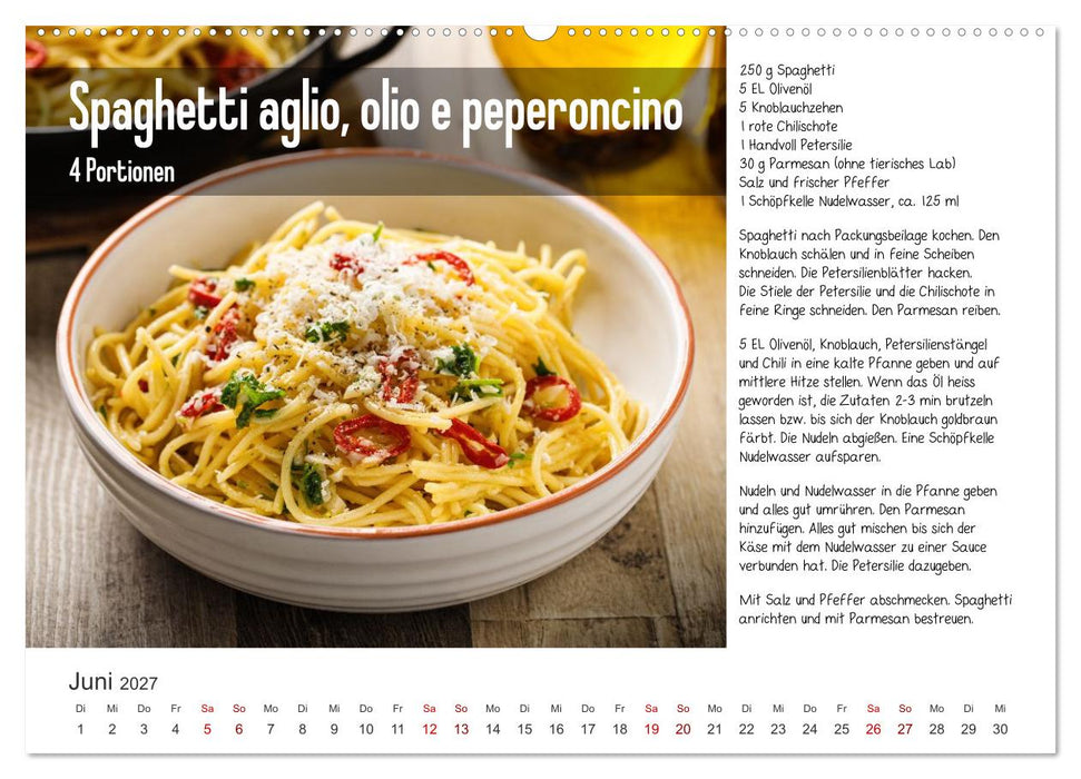 Fleischlos glücklich - 12 Foodfotos mit leckeren Rezepten (CALVENDO Wandkalender 2027)