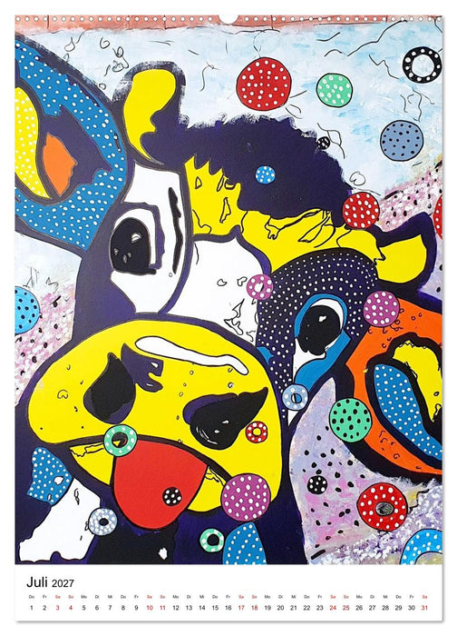 Pop Art Animals - Atelier Zippo (CALVENDO Premium Wandkalender 2027)