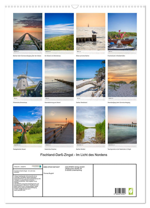 Fischland-Darß-Zingst - Im Licht des Nordens (CALVENDO Wandkalender 2027)