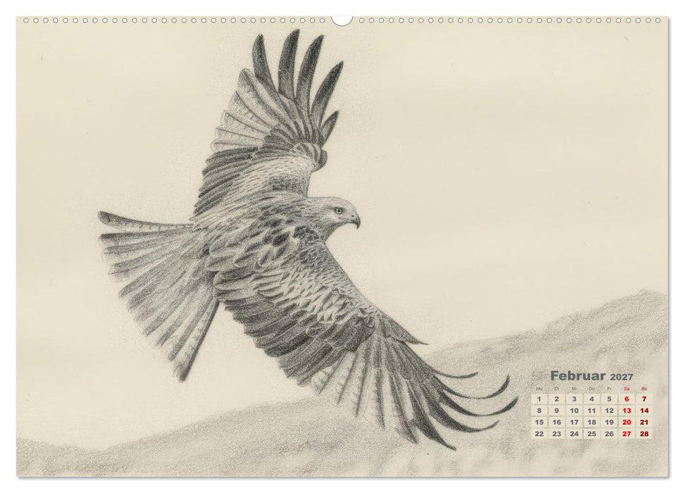 Wilde Seelen - Tierische Momente in Graphit (CALVENDO Premium Wandkalender 2027)