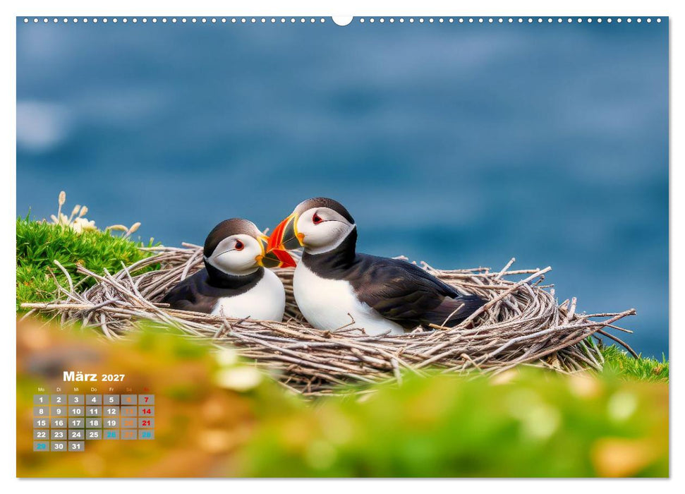 Tieftaucher Papageitaucher (CALVENDO Wandkalender 2027)