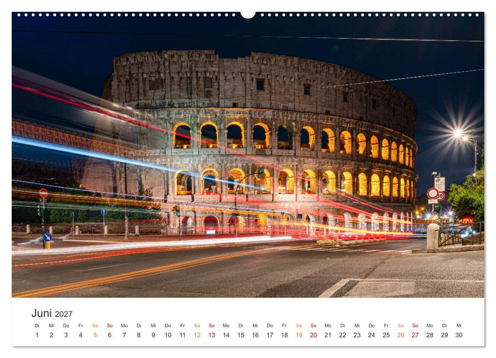 Rom – Geschichte, Glanz und Gassen (CALVENDO Premium Wandkalender 2027)