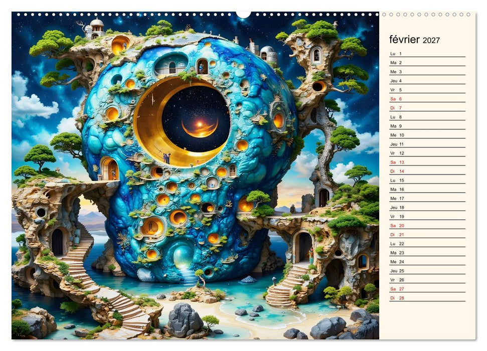 Sentiers magiques (CALVENDO Calendrier mensuel 2027)