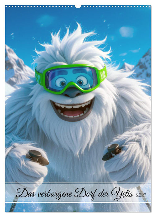 Das verborgene Dorf der Yetis (CALVENDO Wandkalender 2027)