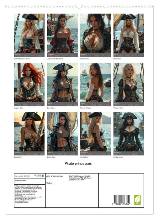 Pirate princesses (CALVENDO Premium-Calendar 2027)