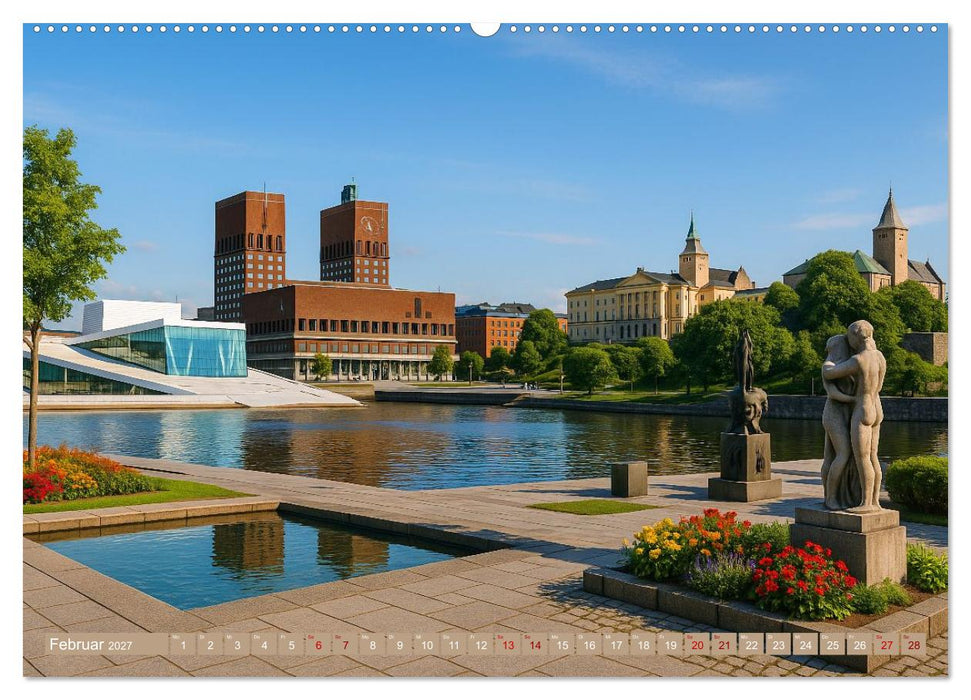 Hauptstadt Patchwork (CALVENDO Premium Wandkalender 2027)