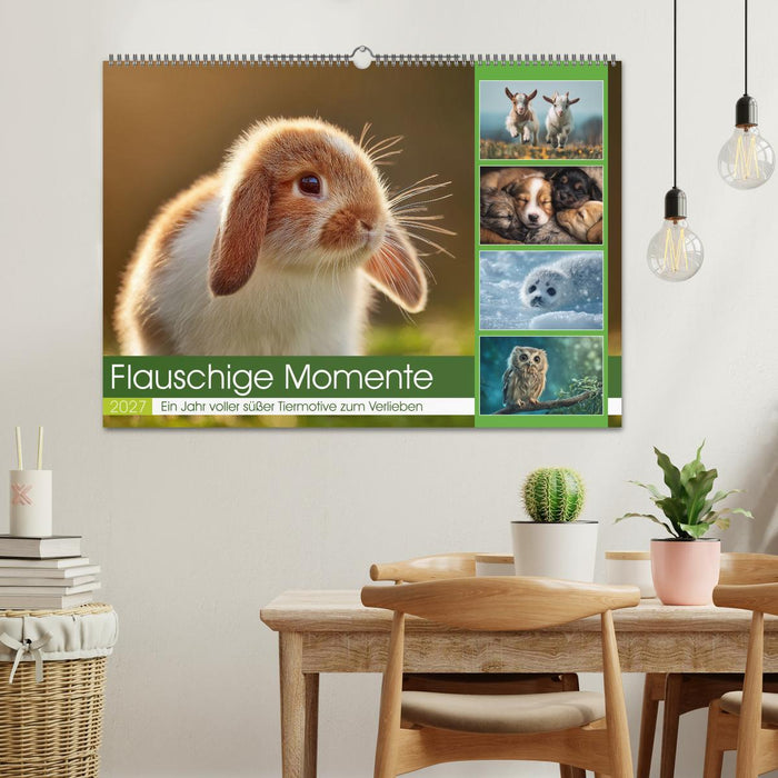 Flauschige Momente (CALVENDO Wandkalender 2027)