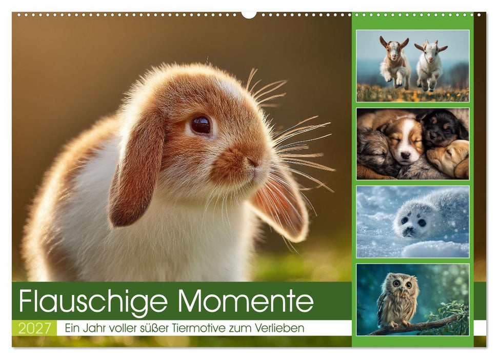 Flauschige Momente (CALVENDO Wandkalender 2027)