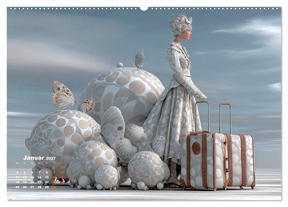 Zwischen Himmel und Gepäck (CALVENDO Premium Wandkalender 2027)