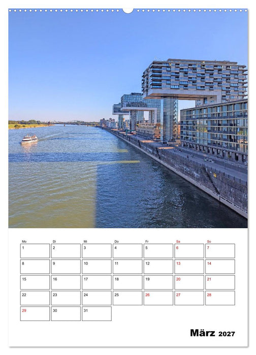 Köln und Düsseldorf - Stadtmomente am Rhein (CALVENDO Premium Wandkalender 2027)