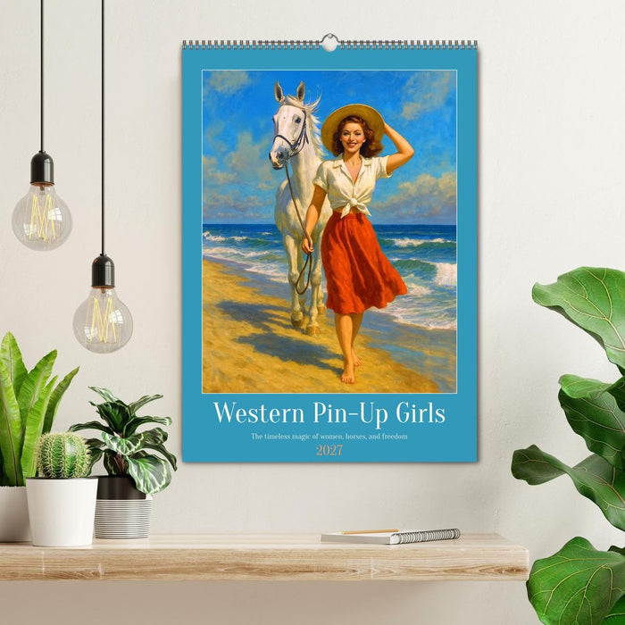 Western Pin-Up Girls (CALVENDO Monthly Calendar 2027)