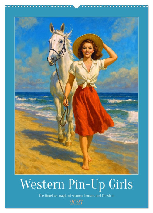 Western Pin-Up Girls (CALVENDO Monthly Calendar 2027)