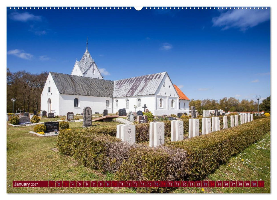 Scenic Denmark. Jutland and Copenhagen (CALVENDO Monthly Calendar 2027)