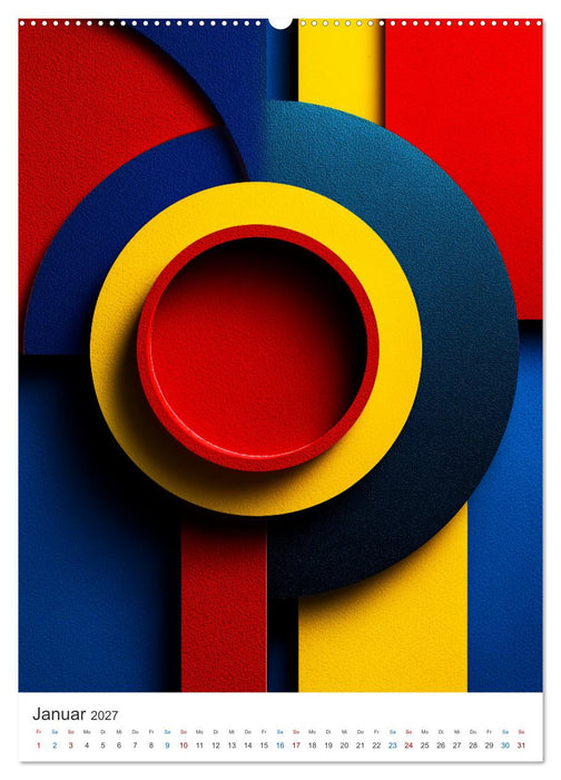 Farben Formen Welten (CALVENDO Wandkalender 2027)