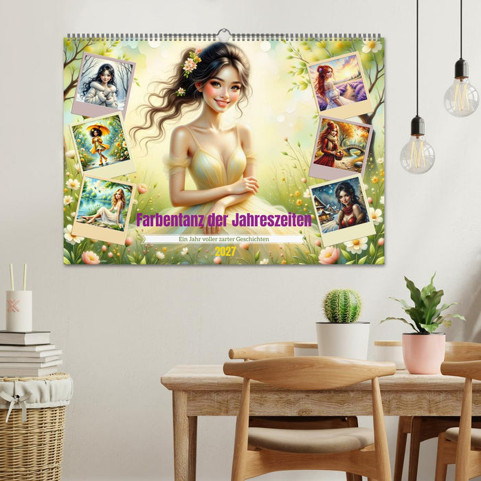 Farbentanz der Jahreszeiten (CALVENDO Wandkalender 2027)