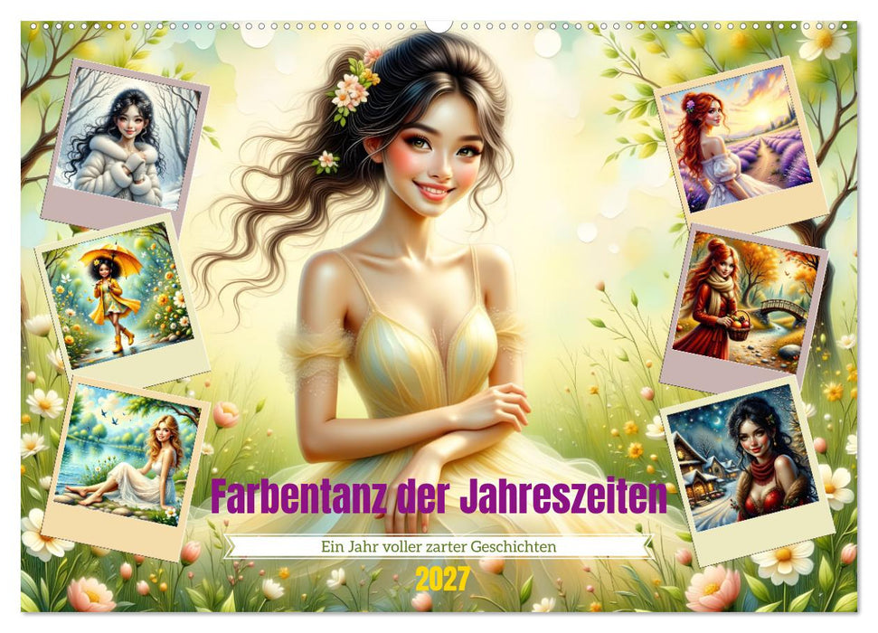 Farbentanz der Jahreszeiten (CALVENDO Wandkalender 2027)