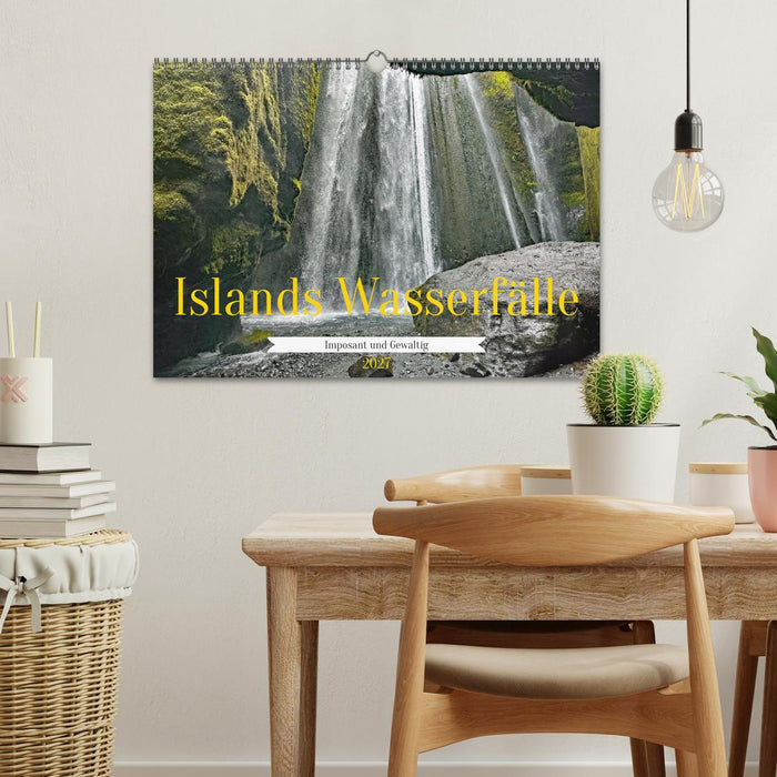 Islands Wasserfälle (CALVENDO Wandkalender 2027)