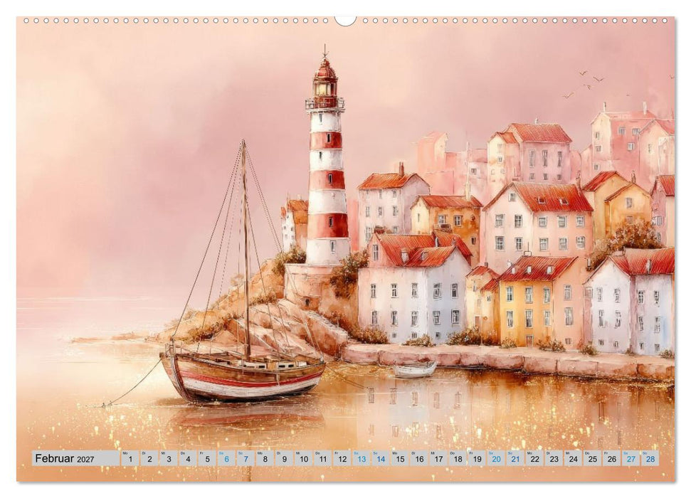 Segelträume und Leuchtturmlichter (CALVENDO Premium Wandkalender 2027)