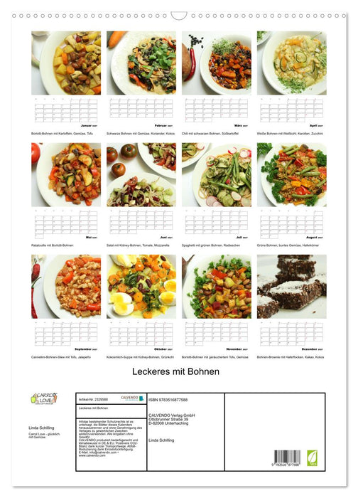 Leckeres mit Bohnen (CALVENDO Wandkalender 2027)