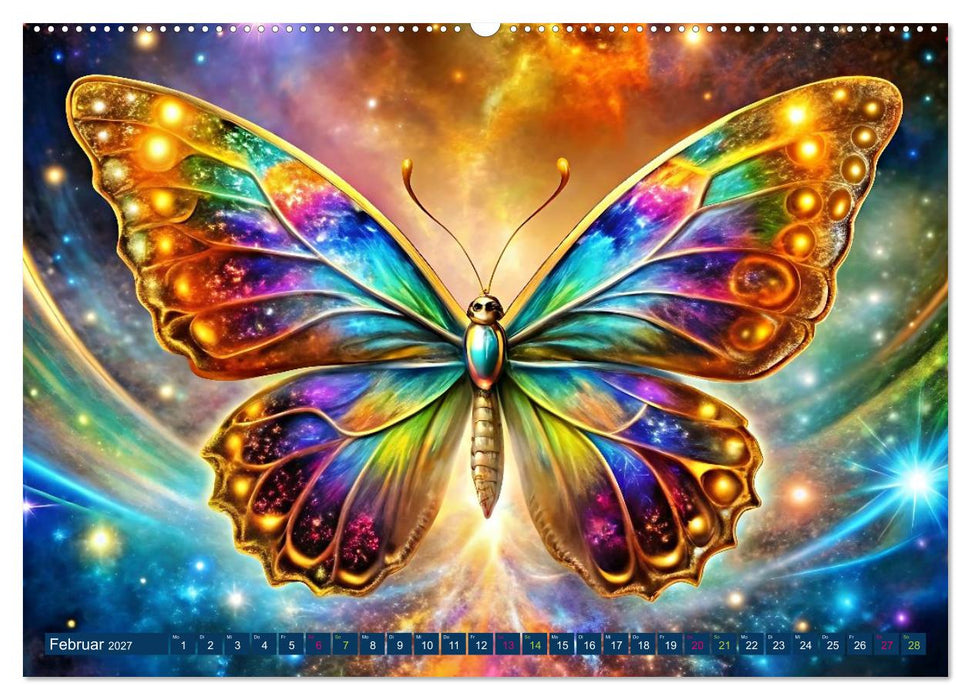 Artwork Schmetterlinge - Filigrane Leichtigkeit (CALVENDO Premium Wandkalender 2027)