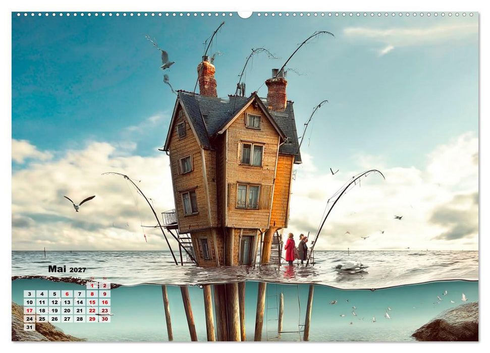 Ein Zuhause ist kein Winkelmaß, sondern ein Gefühl (CALVENDO Wandkalender 2027)