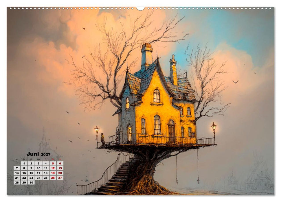 Ein Zuhause ist kein Winkelmaß, sondern ein Gefühl (CALVENDO Wandkalender 2027)