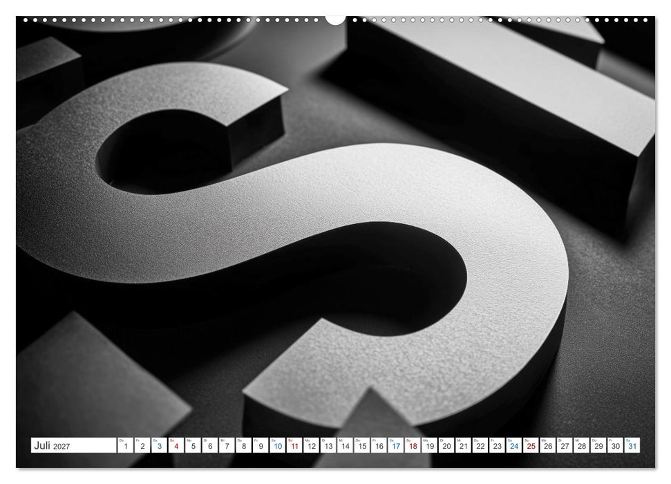 Design trifft Zeit (CALVENDO Premium Wandkalender 2027)
