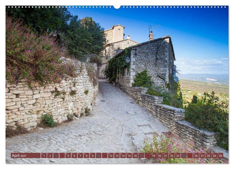 Frankreich. Ein Streifzug durch die Dörfer der französischen Provence (CALVENDO Wandkalender 2027)