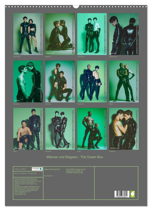 Männer und Eleganz - The Green Box (CALVENDO Wandkalender 2027)
