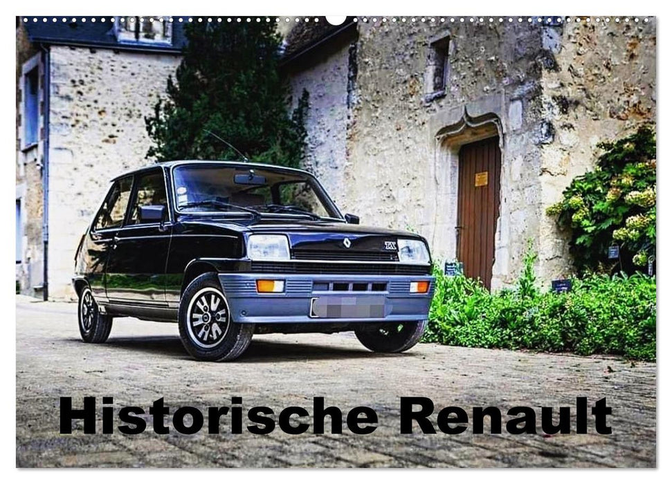 Historische Renault (CALVENDO Wandkalender 2027)