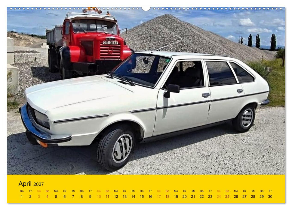 Historische Renault (CALVENDO Wandkalender 2027)