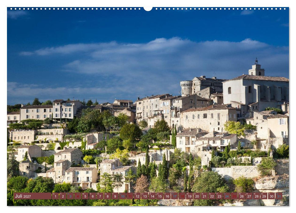 Frankreich. Ein Streifzug durch die Dörfer der französischen Provence (CALVENDO Premium Wandkalender 2027)