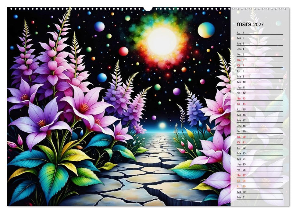 Fleurs de la nuit (CALVENDO Calendrier supérieur 2027)
