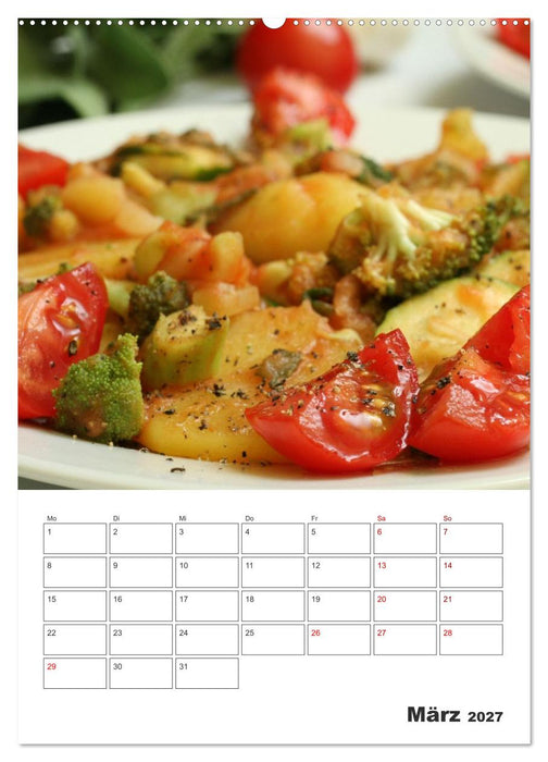 Leckeres mit Tomate (CALVENDO Wandkalender 2027)