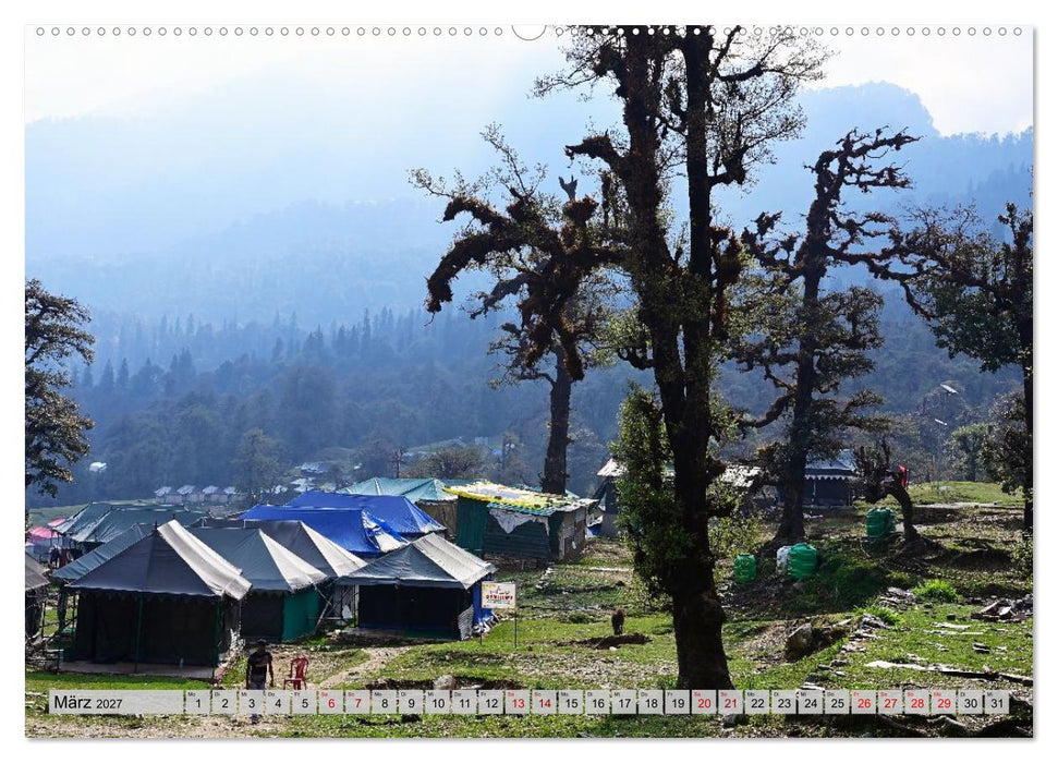 Uttarakhand – Land der Götter (CALVENDO Premium Wandkalender 2027)