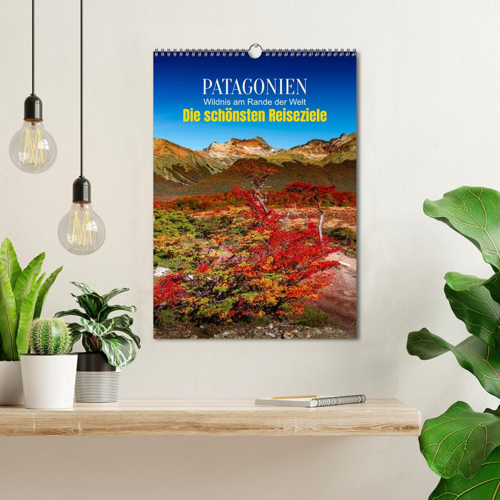 Patagonien, die schönsten Reiseziele: Wildnis am Rande der Welt (CALVENDO Wandkalender 2027)