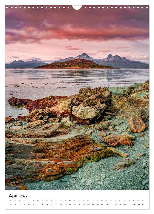 Patagonien, die schönsten Reiseziele: Wildnis am Rande der Welt (CALVENDO Wandkalender 2027)