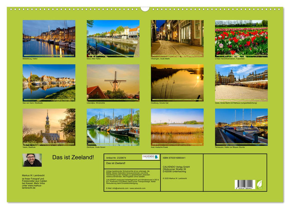 Das ist Zeeland! (CALVENDO Wandkalender 2027)