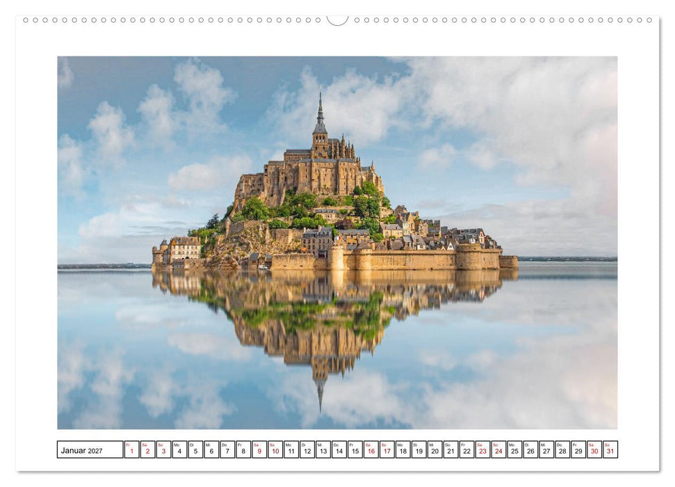 Ein traumhaftes Reiseziel - Normandie und Bretagne (CALVENDO Premium Wandkalender 2027)