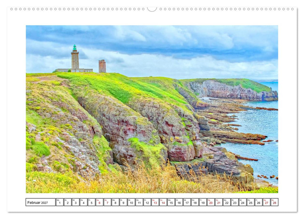 Ein traumhaftes Reiseziel - Normandie und Bretagne (CALVENDO Premium Wandkalender 2027)